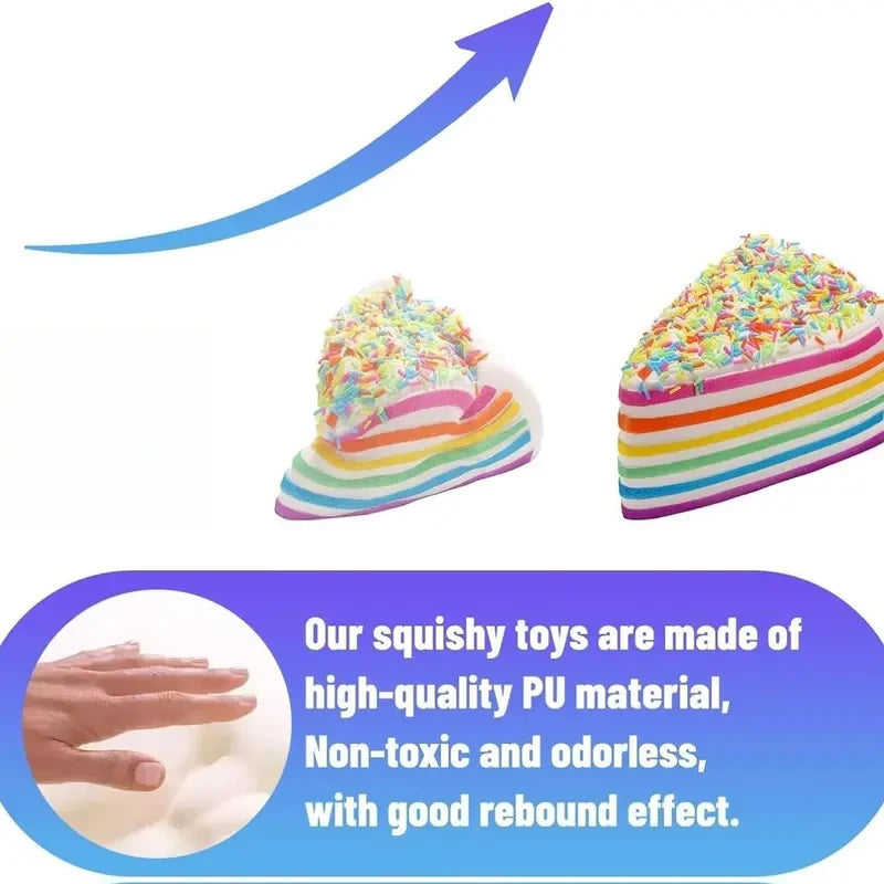 Jumbo Foam Cake Squishy Toy