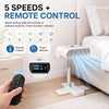 Portable Remote-Control Bedside Air Circulating Fan