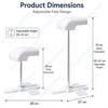 Portable Remote-Control Bedside Air Circulating Fan