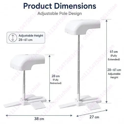 Portable Remote-Control Bedside Air Circulating Fan