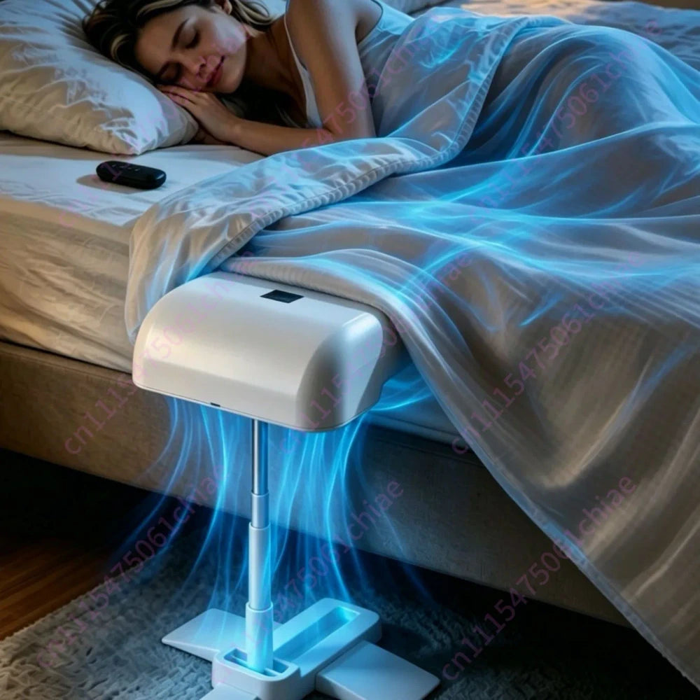Portable Remote-Control Bedside Air Circulating Fan