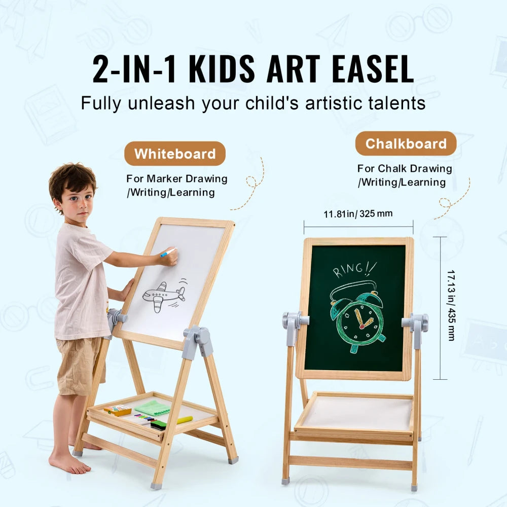 Wooden Standing Magnetic Art Easel