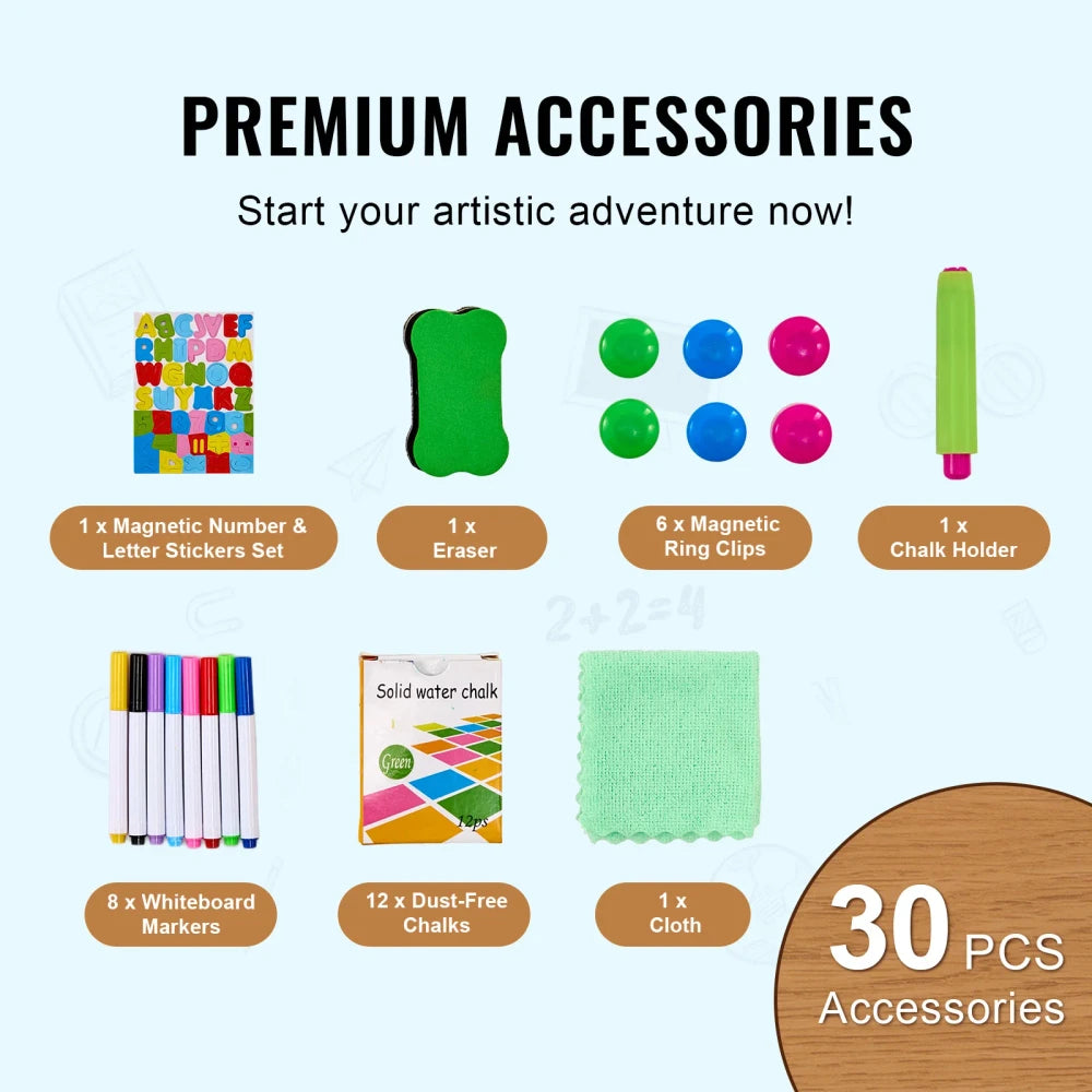 Wooden Standing Magnetic Art Easel