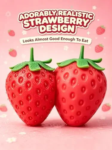 Giant Strawberry Squeeze Toy
