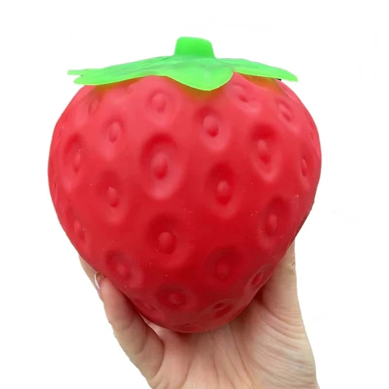 Giant Strawberry Squeeze Toy