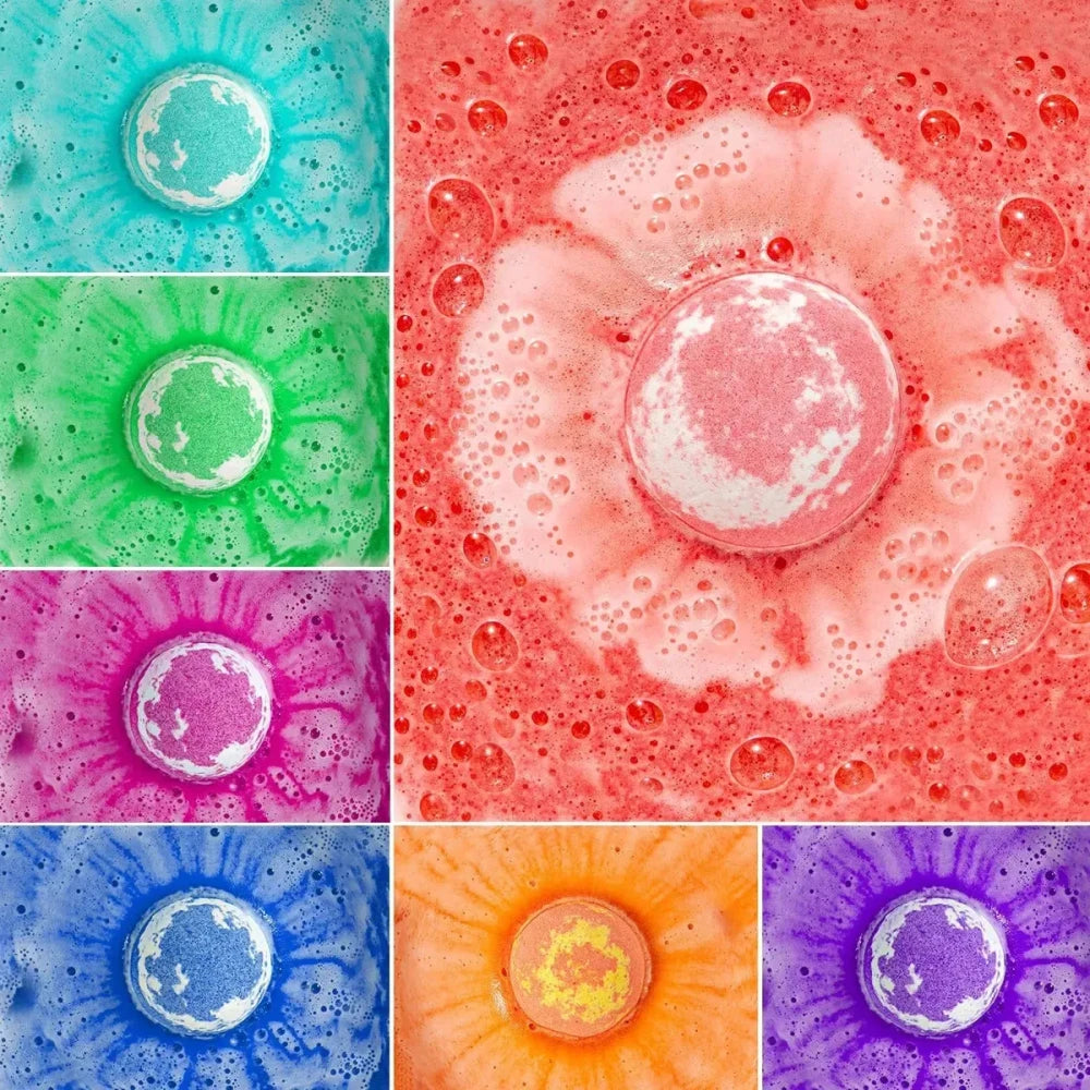 Kids Bath Bomb Gift Set with Surprise Ocean Toys